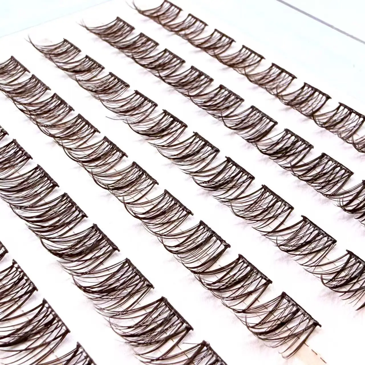 LONZUNIN Estensione ciglia finte leggere stile coreano senza colla