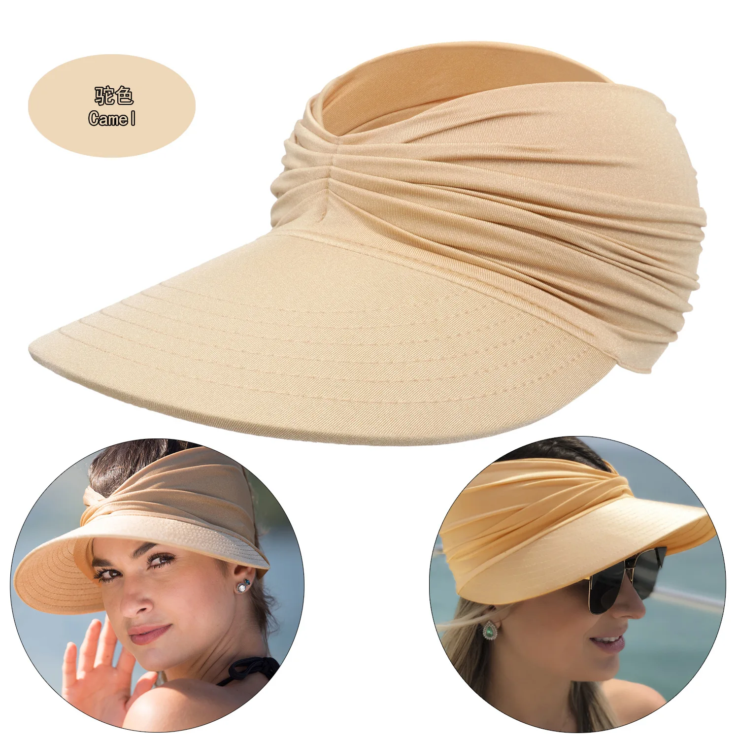 Kobiety pusty Top Sun Hat kobieta luksusowa marka 2023 nowa plaża lato Outdoor Sport Baseball Golf daszki ochronne rodzic-dziecko kapelusz słońce