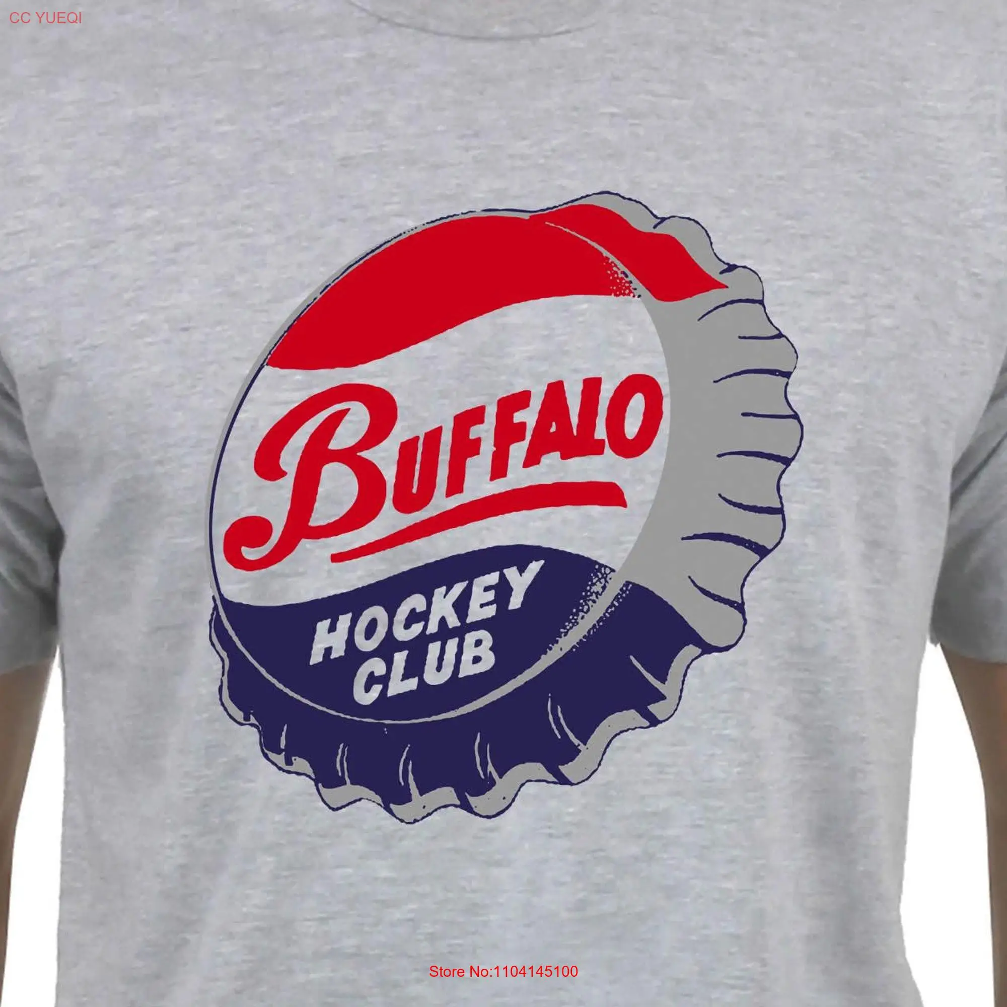 Koszulka Buffalo Bisons Hockey Club Vintage firmy Slingshot z długim lub krótkim rękawem