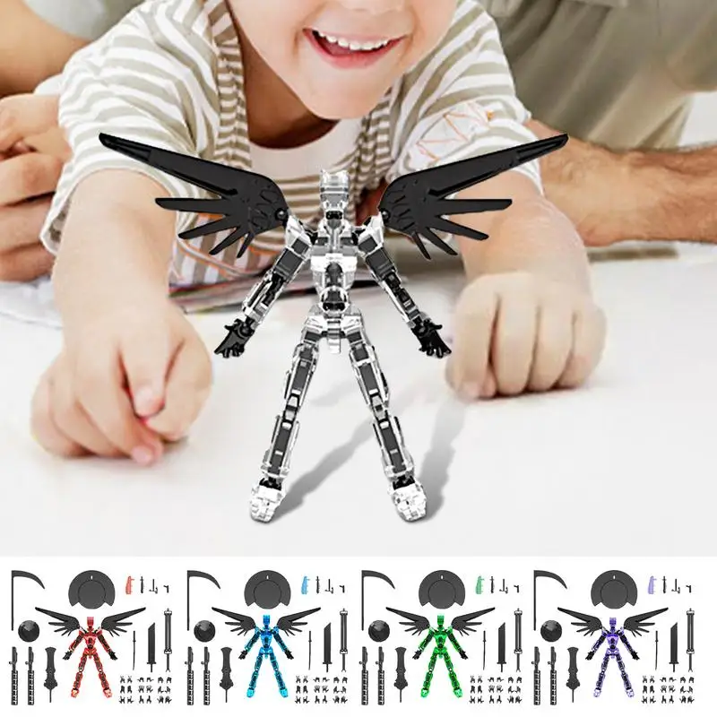 

Lucky Shapeshift Robot 13 Action Figure Toys Dummy 3D Printed Multi-jointed Movable Action Model Mannequin Decompress Boy Gift