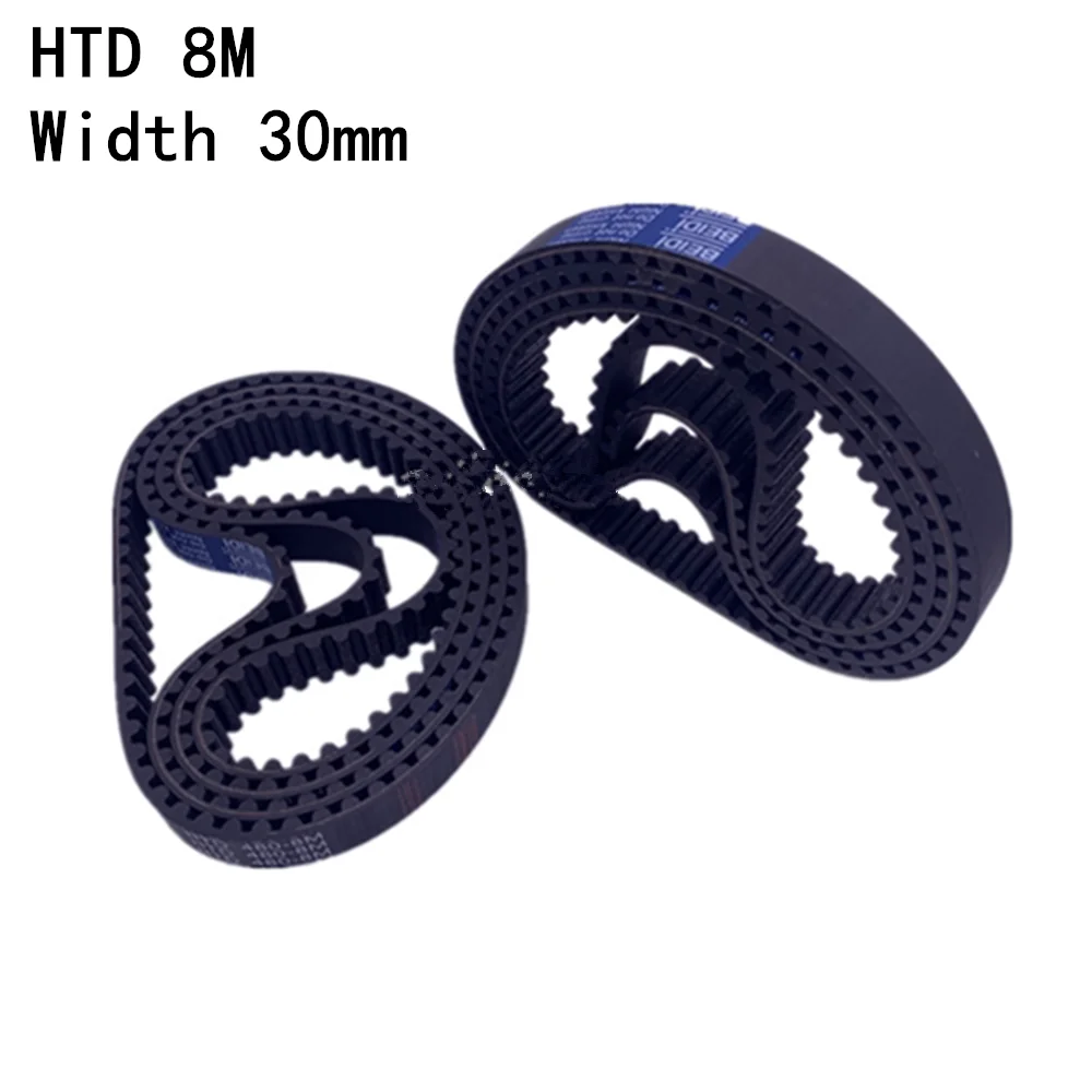 HTD8M Closed Loop Rubber Belts Synchronous Belt Width 30mm HTD 8M-264 288 320 336 344 352 360 368 376 384 400 Banda síncrona