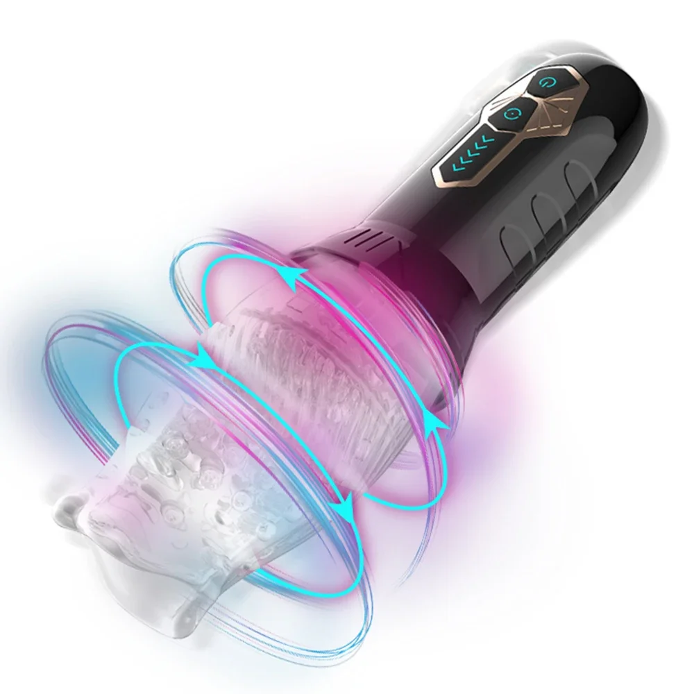 GAWK GAWK 3000 Adult Sex Toy Rotary Flashlight Electric Spinning Vibrating Realistic Penis Trainer Masturbation Cup for Man Male