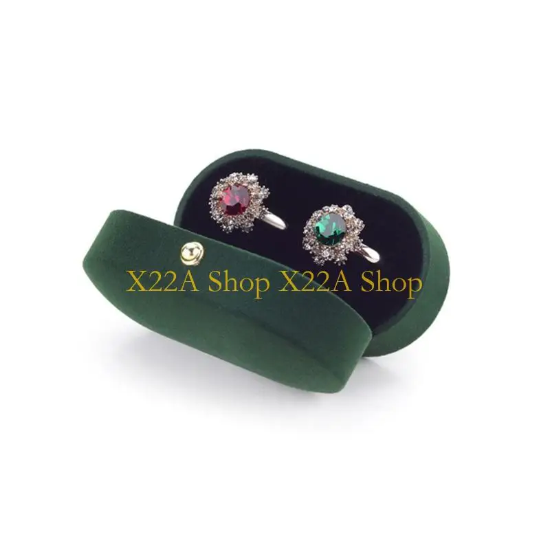 Unique Ring Bearer Box Ring Box Display Holder Cases Wedding Engagement Rings Flannelette Material for Woman Man Girls