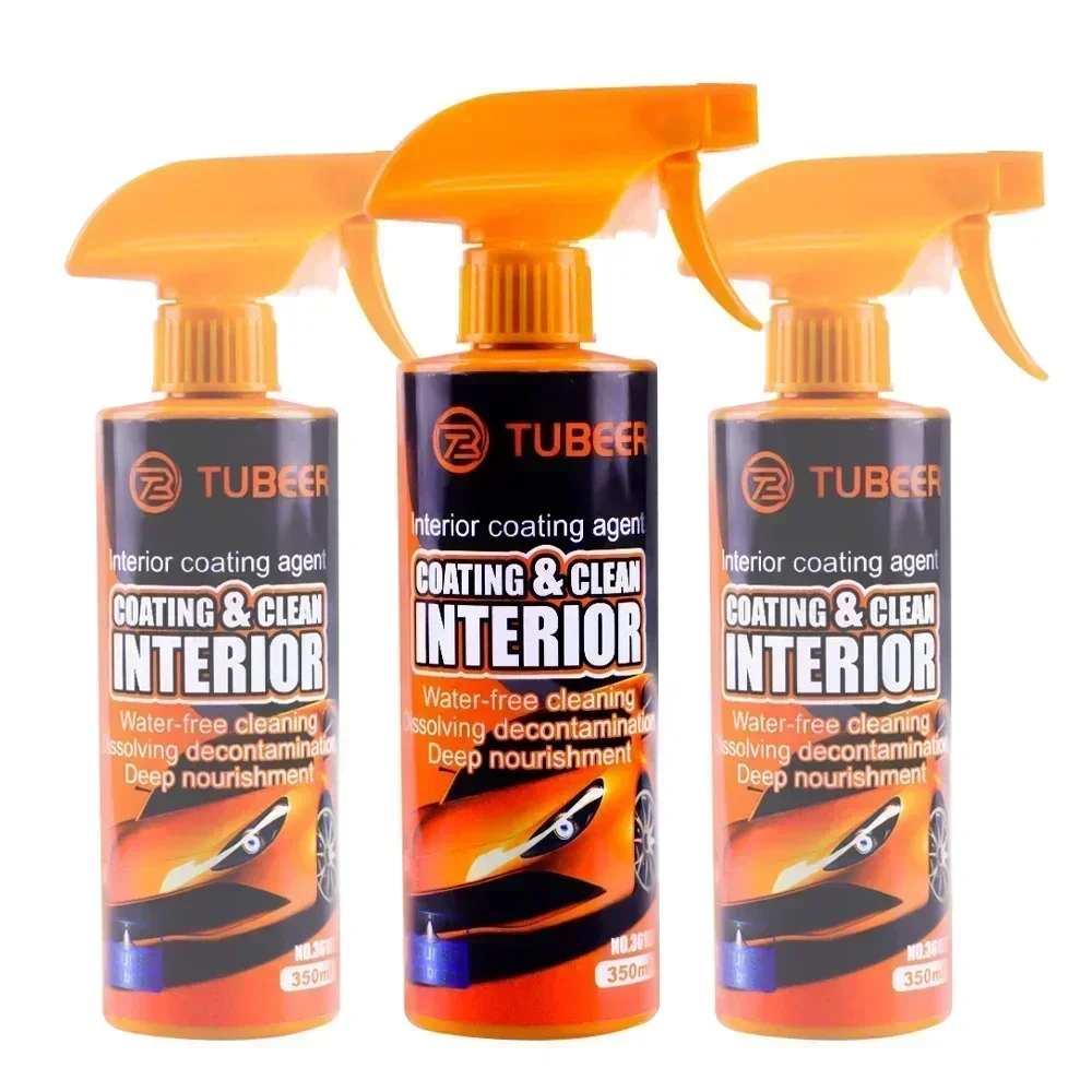 Car Interior Coating Agent Multiple Purpose Water-Free Spray for Cars Care Refurbished To Decontaminate and Dust Remover