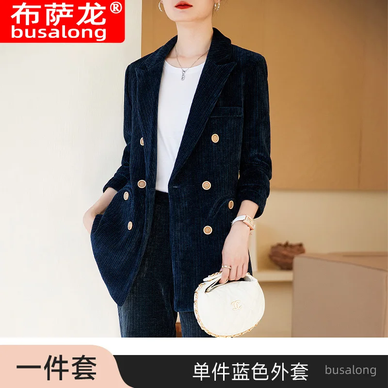 2023 neue Langarm Business Wear Temperament Damen bekleidung Business Abend garderobe Anzug modische Jacke Interview Sales Wor