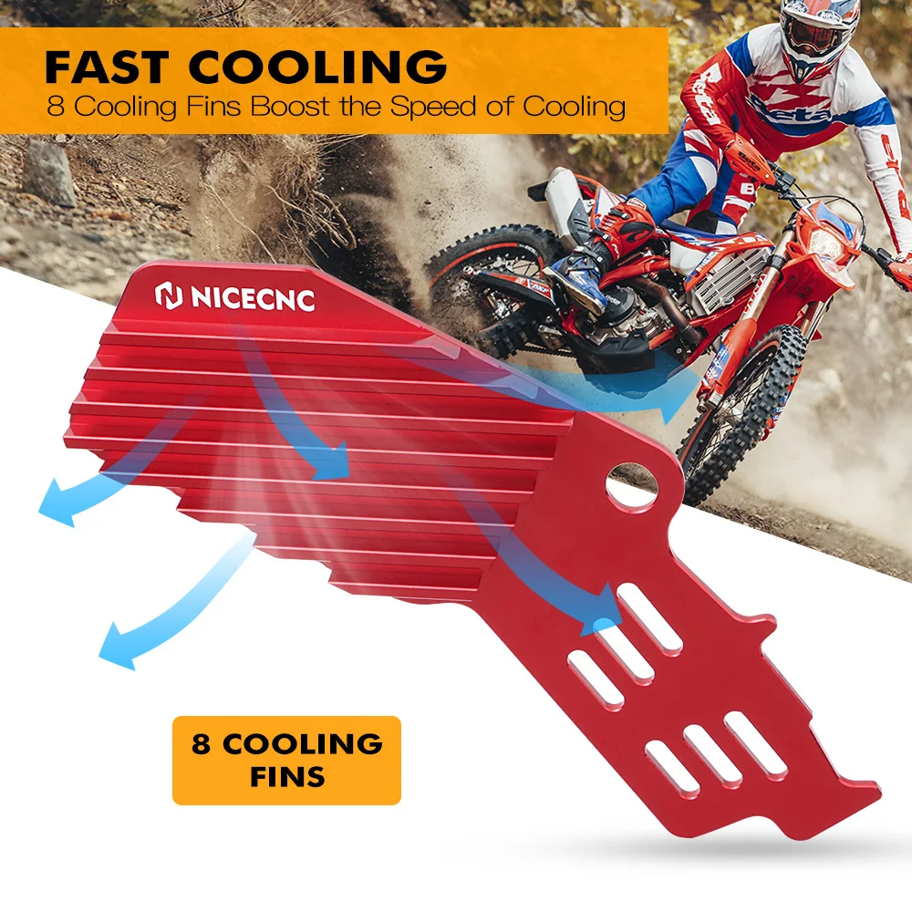 

For Beta RR 300 RR 250 2013-2024 Xtrainer 300 2015-2024 RR 125 RR 350 RR 390 430 480 498 Enduro Racing Rear Brake Caliper Cooler