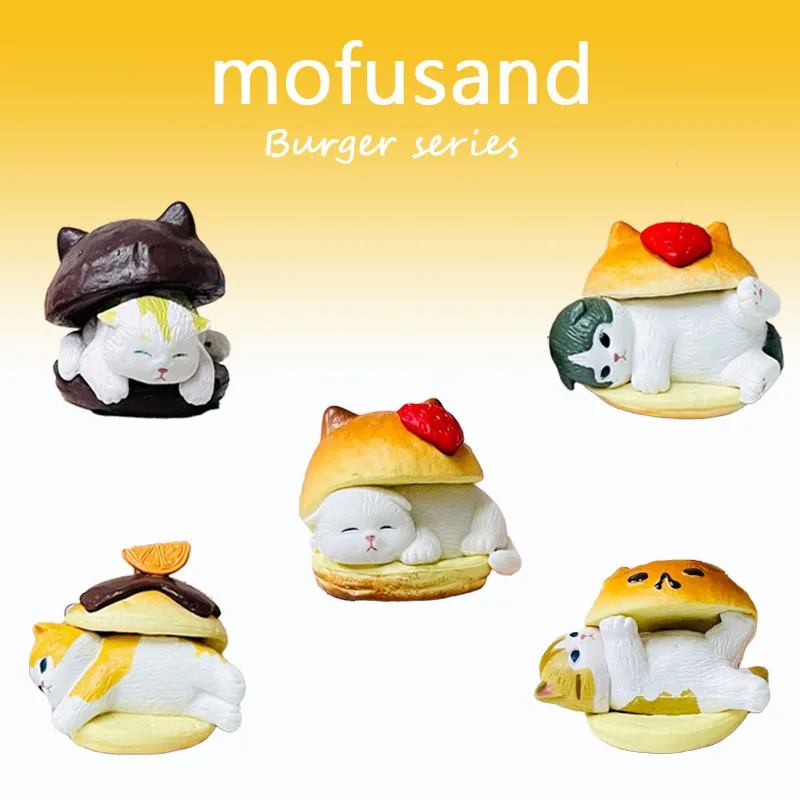 Mofusand Eikoh Box Egg Burger Kitty Collection Model Fashion Play พร้อมของขวัญวันเกิด