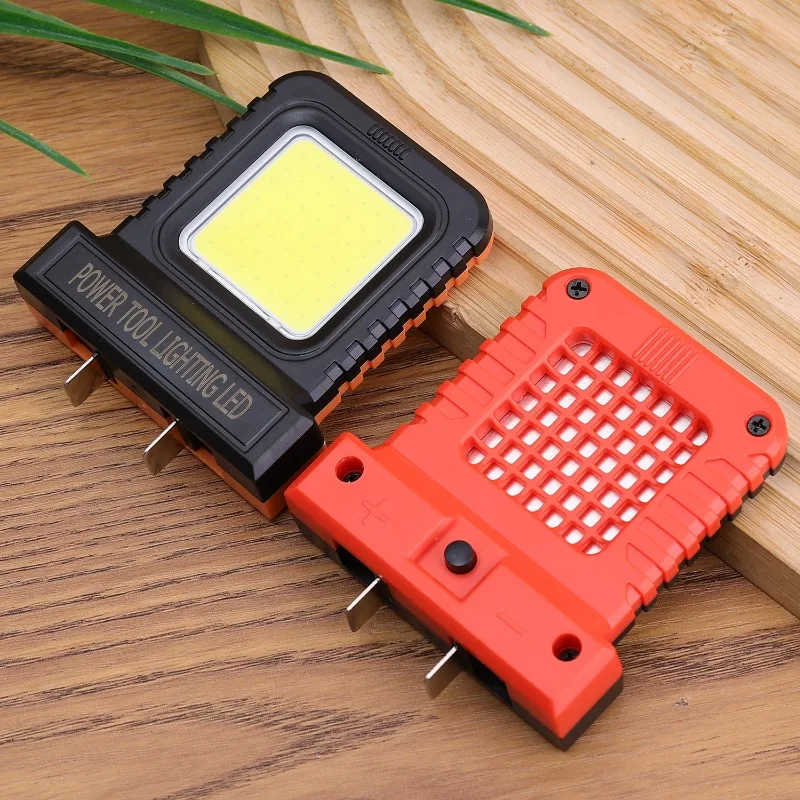 العالمي المحمولة LED ضوء العمل 20 فولت/21 فولت أداة السلطة بطاريات الليثيوم منصات المرآب إصلاح السيارات مصباح أضواء العمل أداة السلطة