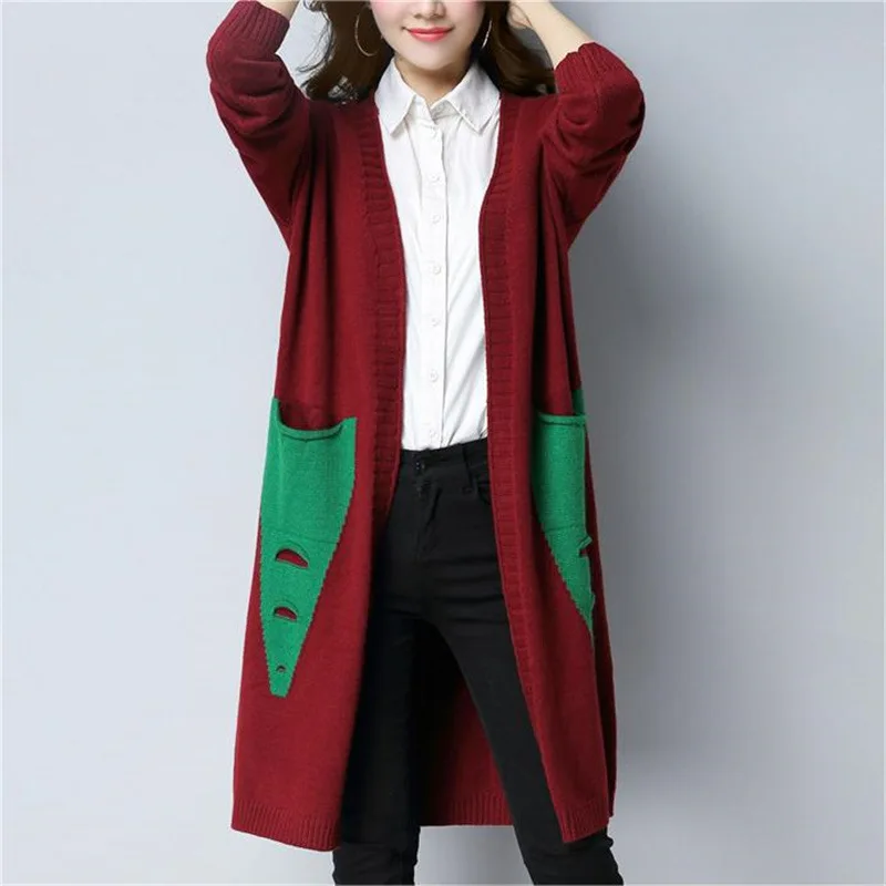 Women\'s Autumn and Winter Korean Long sleeved V-neck Cardigan Fashion Casual Loose Elegant Comfortable Versatile Commuter Tops