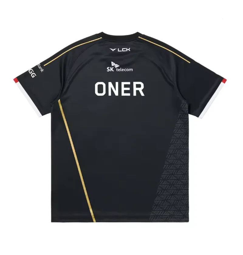 2025T1 فريق الملابس الرياضات الإلكترونية تي شيرت LOL جامعة الأساطير النهائي SKT MSI Faker الرجال لعبة رياضية تي شيرت عادية تنفس #4