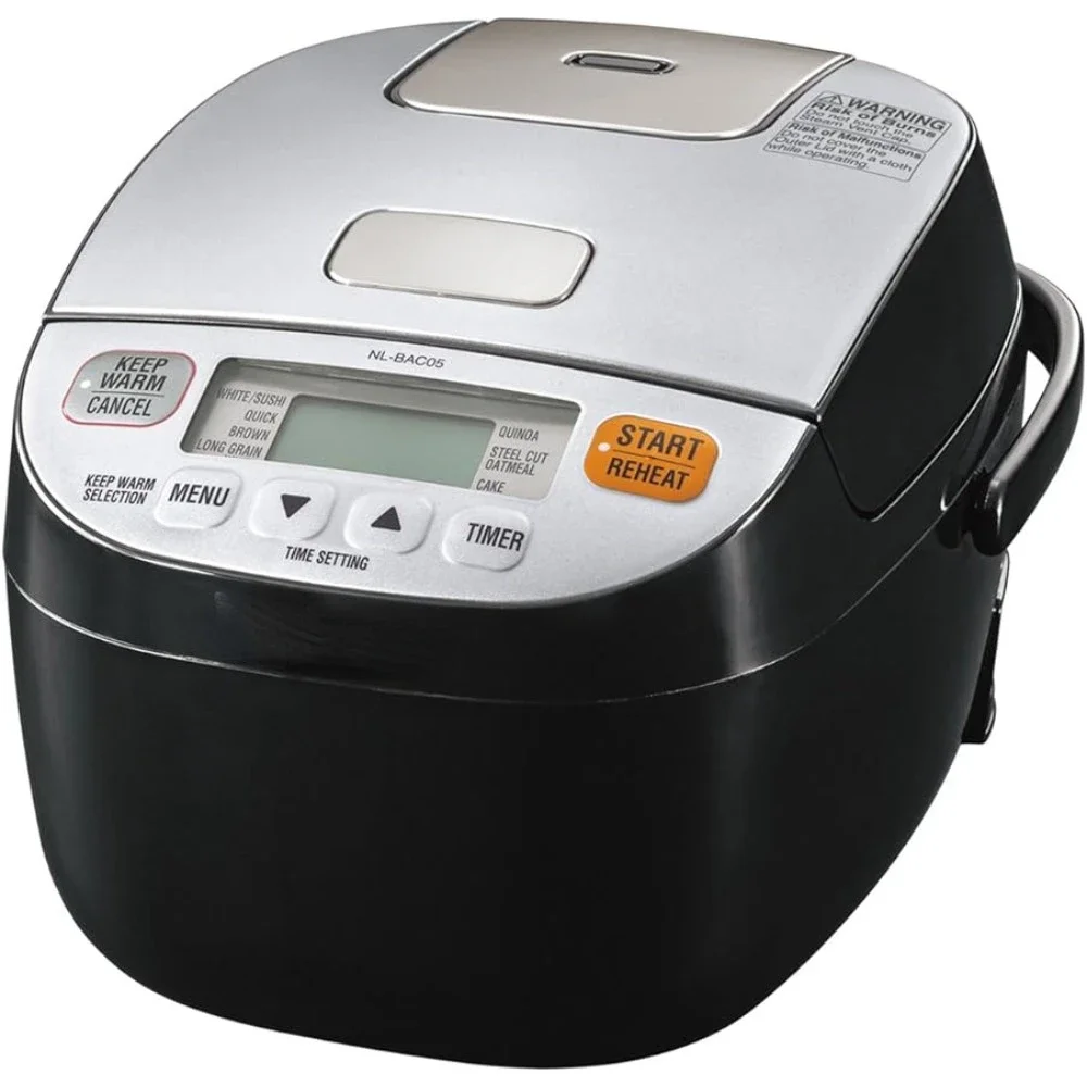 -BAC05SB Micom Rice Cooker and Warmer, Silver Black