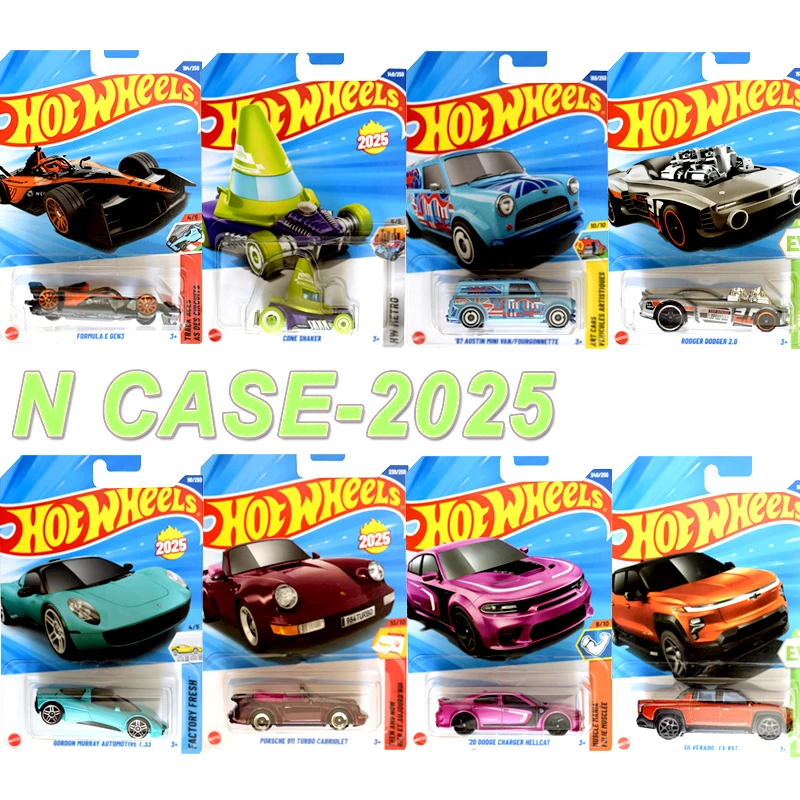 Coche Hot Wheels a escala 1/64 Mdoel Jaguar Mazda Ford personalizado Dodge Porsche Bmw Volvo Bus camioneta camión niños juguetes Voiture 2025N