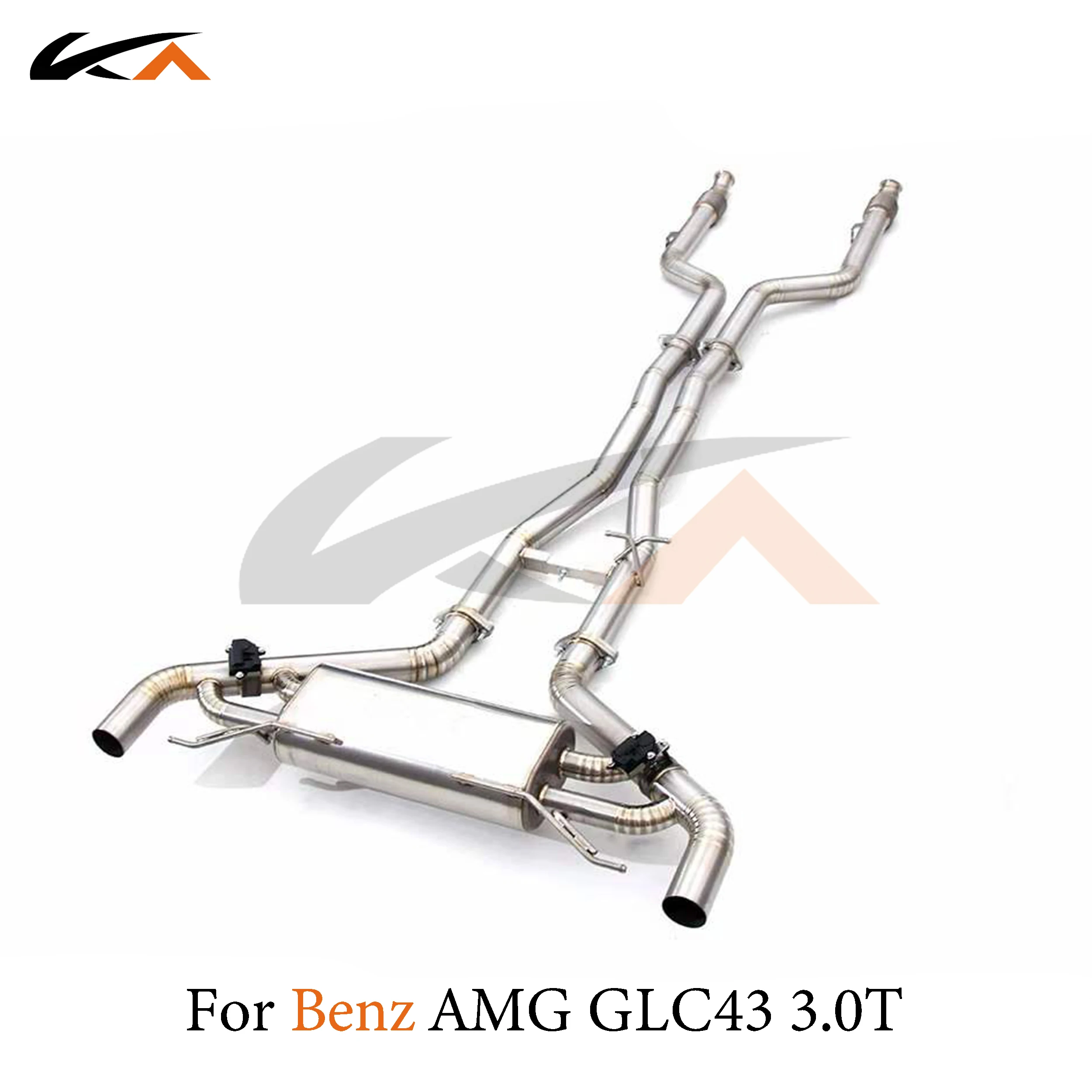 

KA Tuning exhaust system parts titanium alloy catback for Mercedes-Benz AMG GLC43 3.0T rear section performance muffler valve