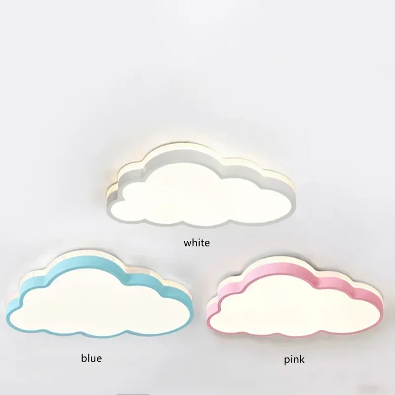 Cloud Lamp LED Ceiling Lights Sluces LED Room Decor Para Habitacion White/Blue/Pink Body Luminaire Bedroom Study Lamp
