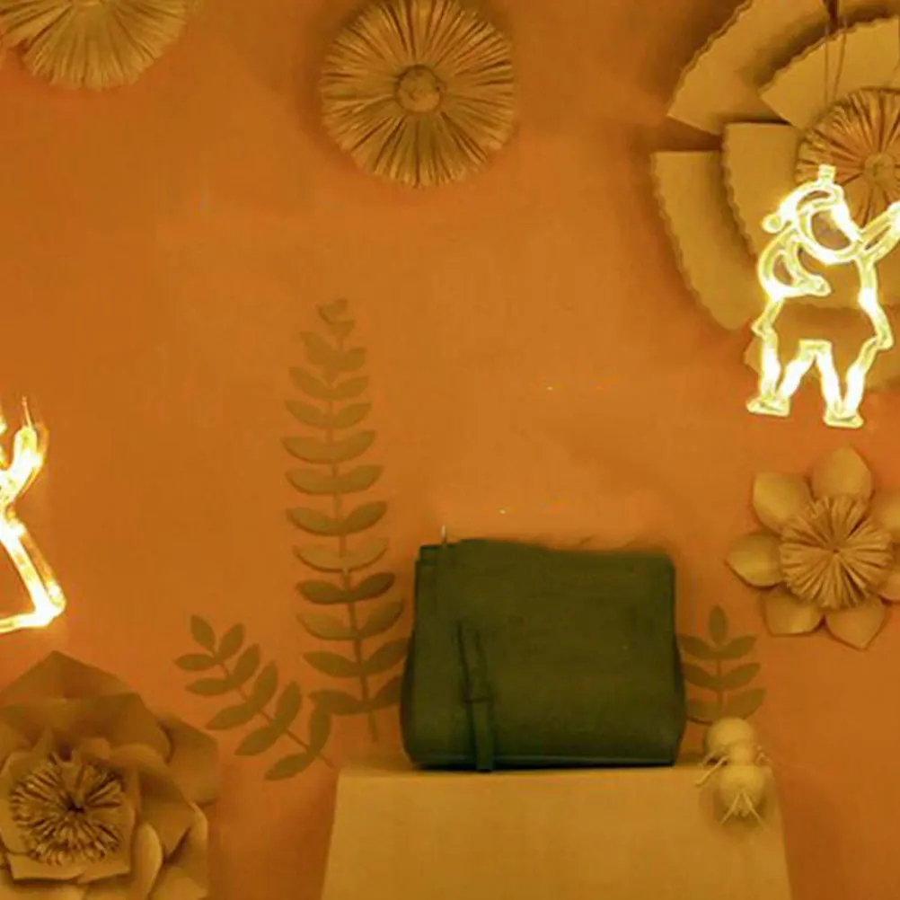 2 قطعة ستارة رجل الثلج LED مصابيح عيد الميلاد مصاصة تصميم ديكور عيد الميلاد مهرجان دافئ توفير الطاقة أضواء عيد الميلاد الخفيفة