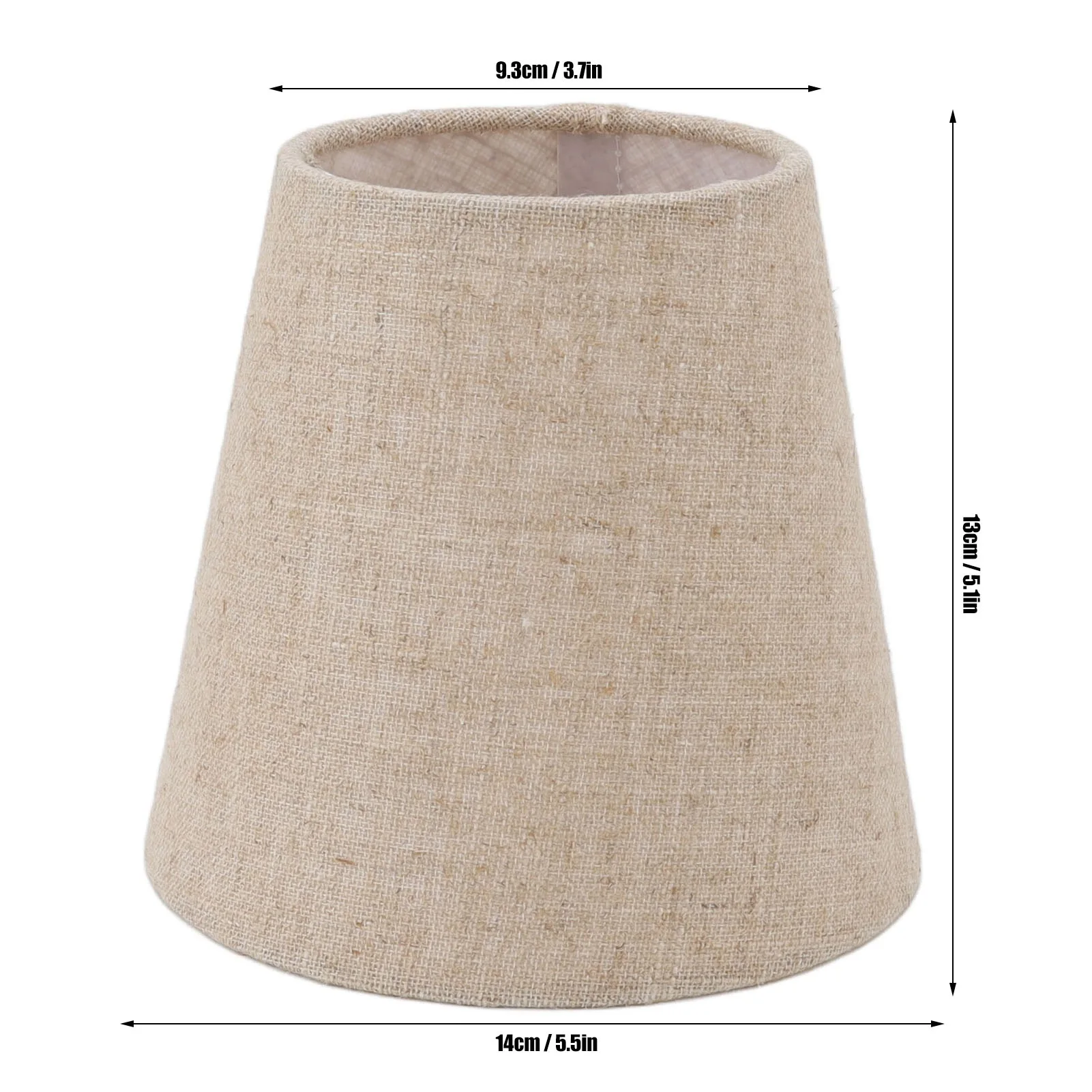 Small Lamp Shade Clip On Drum Linen Fabric Lampshade for Candle Bulbs Lighting Accessories Candlestick Lamp Shade