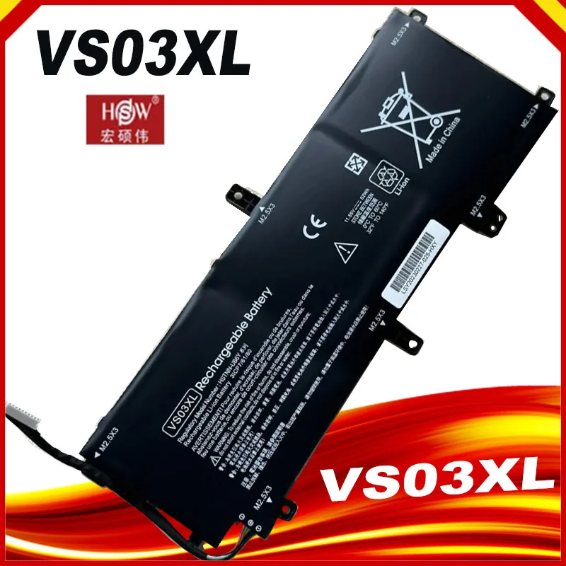 VS03XL Laptop Battery for HP Envy 15-AS 15-AS014WM 849047-541 HSTNN-UB6Y 849047-541 849313-850 Tablet 11.55V 52wh