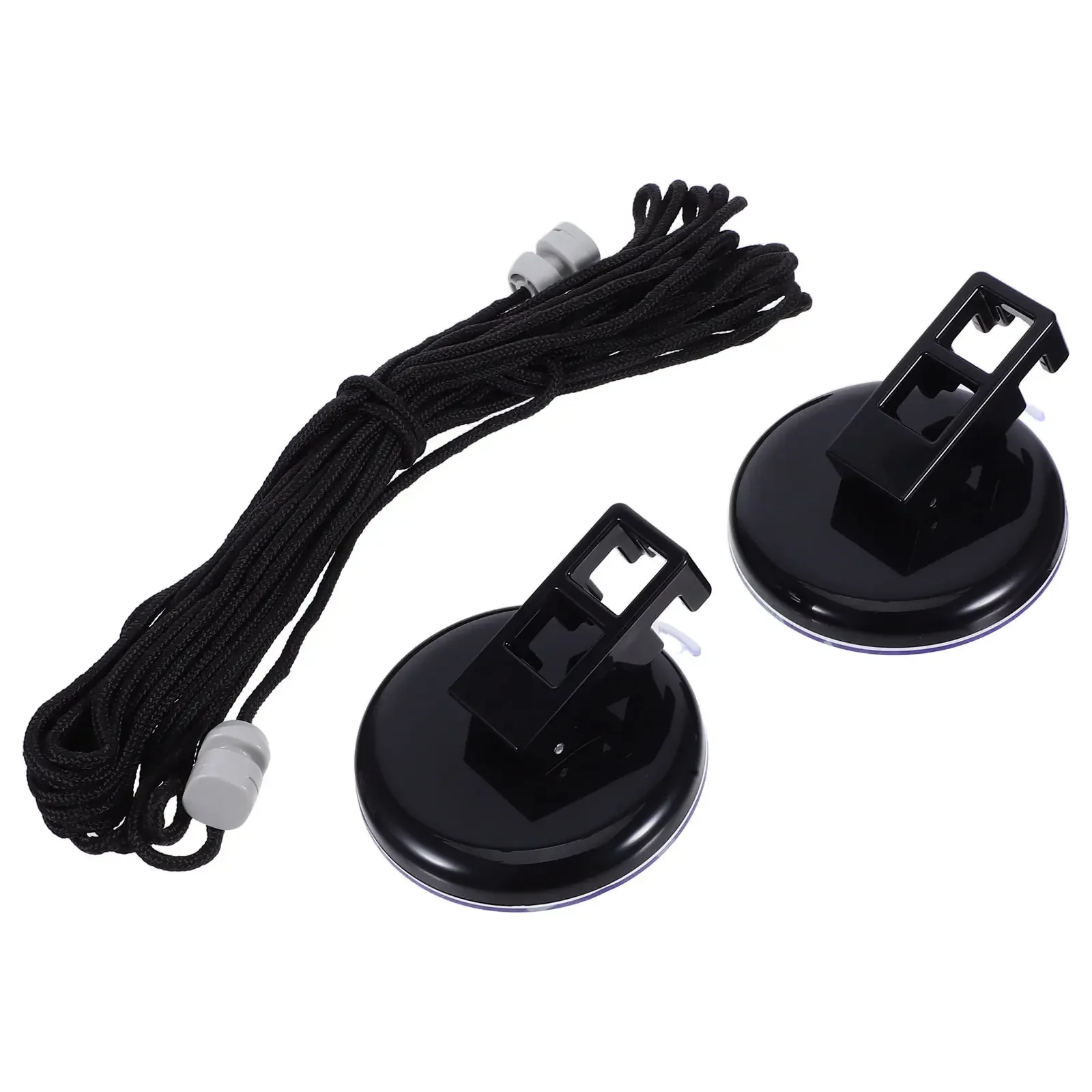 1Set Retractable Clothesline Heavy Duty Thickened Rope Suction Cup Mount Portable Indoor Outdoor Balcony Camping Travel Laundry