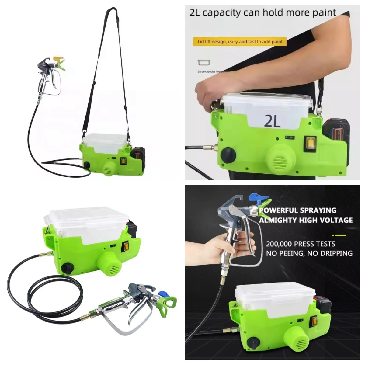 

2025 Jiashida Lithium Battery Small Quick Spray Airless Paint Sprayer