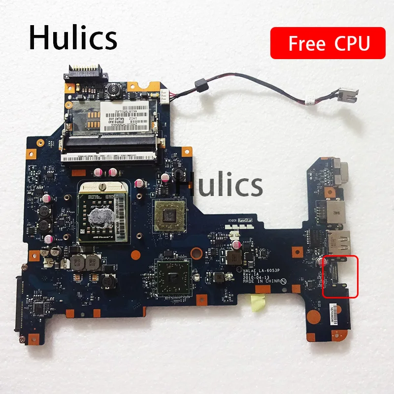 

Hulics Used LA-6053P K000103980 For Toshiba Satellite L650D L675D Laptop Motherboard DDR3 Main Board Free CPU