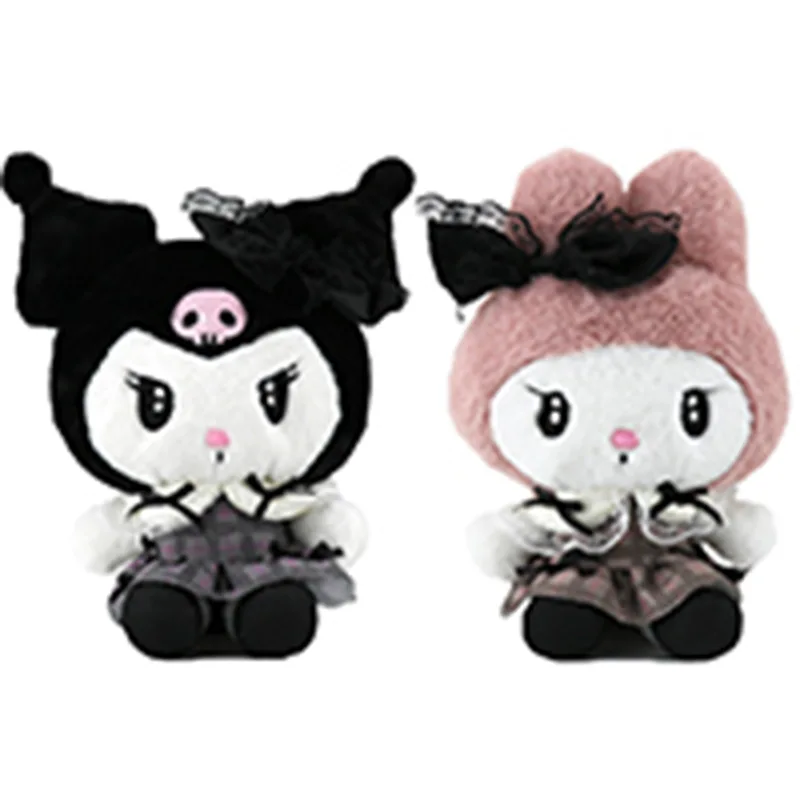 Kawaii Sanrio Kawaii Kuromi Toys Melody Lolita Cartoon Soft Doll Lovely Pillow Home Decor Kid Boy Girl Xmas Birthday Gift