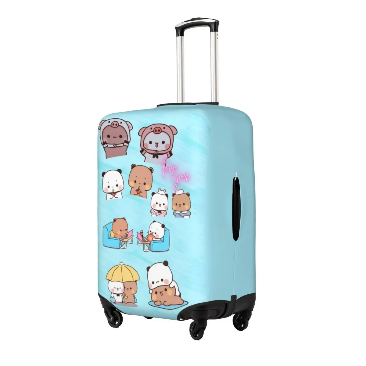 Cute Bubu & Dudu Suitcase Cover Practical Cruise Trip Protector Luggage Supplies Vacation
