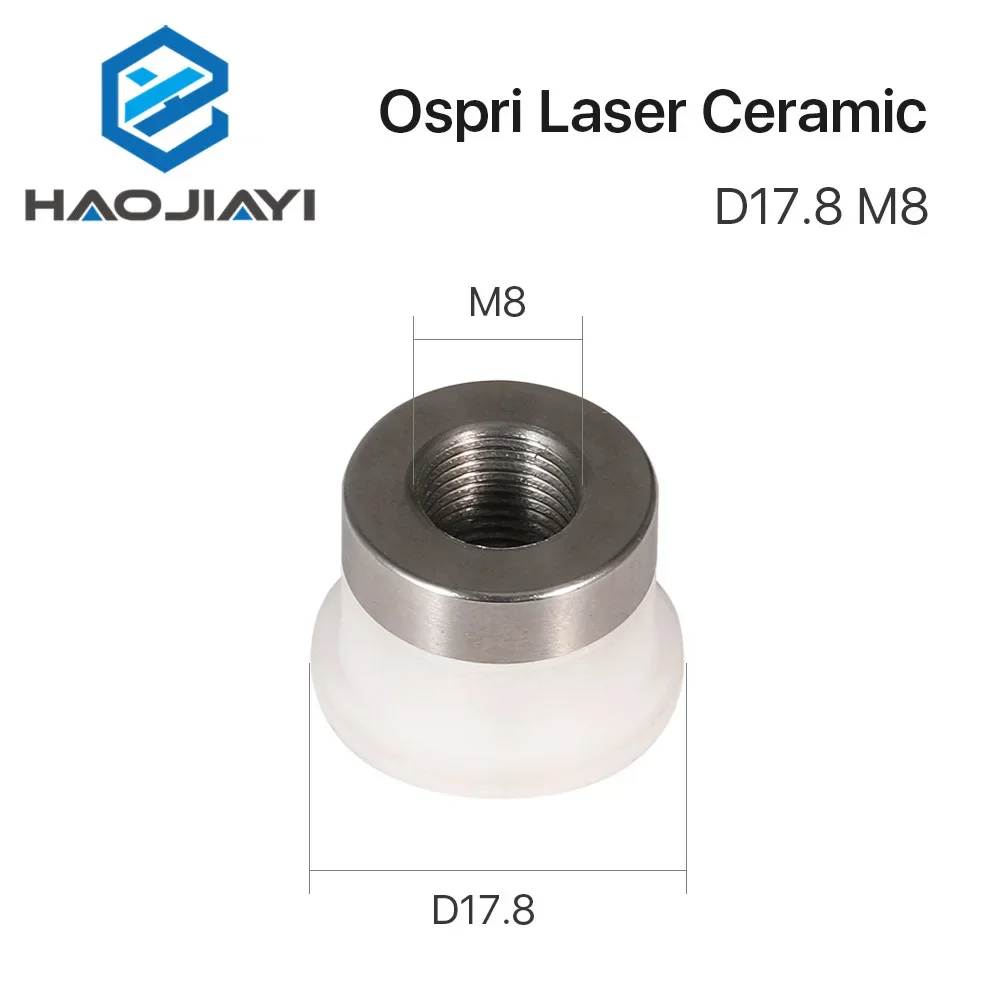 OEM 3D Ospri Laser Ceramic Dia.17.8mm Thread M8 Nozzle Holder Laser Head Accessories for  Ospri 3D Laser Cutting Head