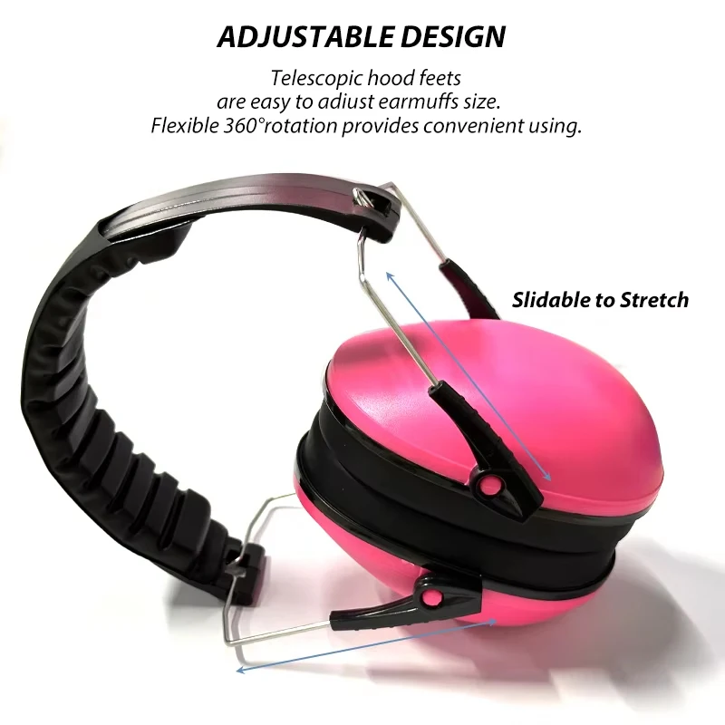 Kids Safety Ear Protection Headphones – Noise Reduction Soundproof Cancelling Earmuffs for Daily Use & Outdoor Activities