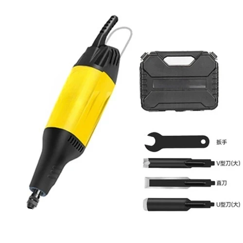 Set Woodworking Electric Carving Knife Chisel Knife Carving Chisel Wood Carving Tool With Box 50W Woodworking Engraving Machine