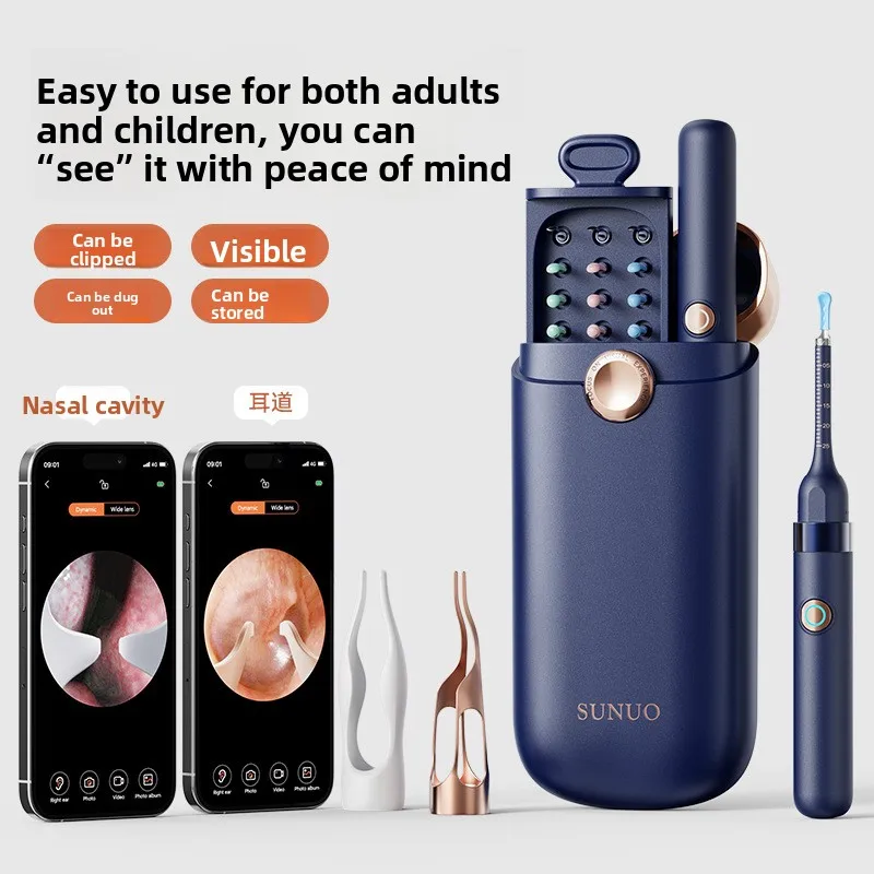 Visual Ear Pick with HD Camera Tweezers Set Earwax Removal Tool