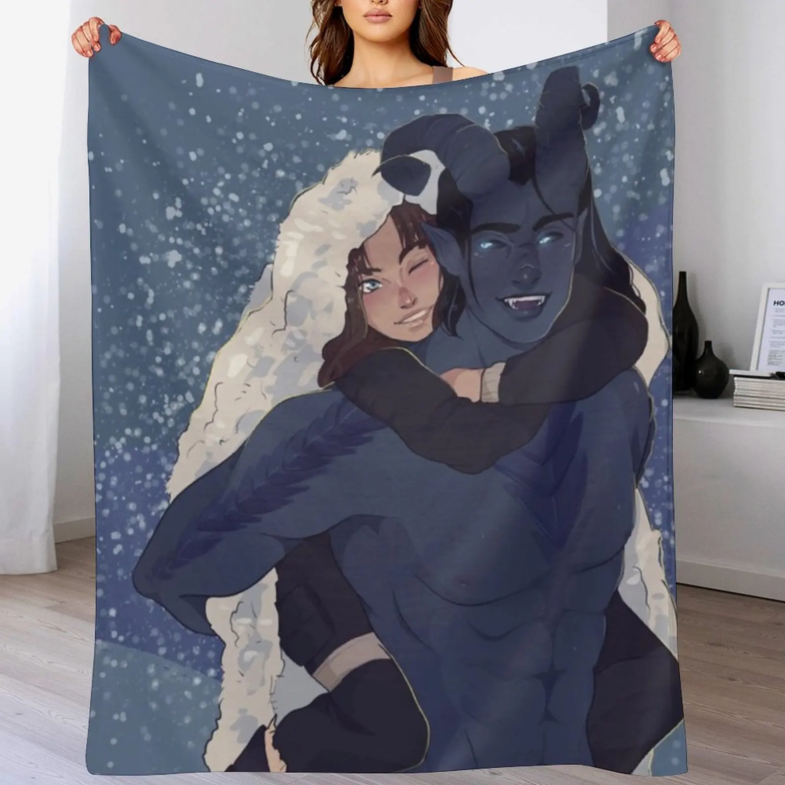 Ice Planet Barbarians Throw Blanket Comforter Soft Beds Plush Bed covers Blankets