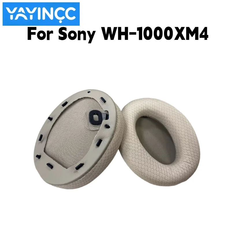YAYINCC Ersatz-Ohrpolster aus atmungsaktivem Fußballnetz mit Schnalle für Sony WH-1000XM4 Kopfhörer, Reparaturteile, kein Haarausfall. – Detail 5
