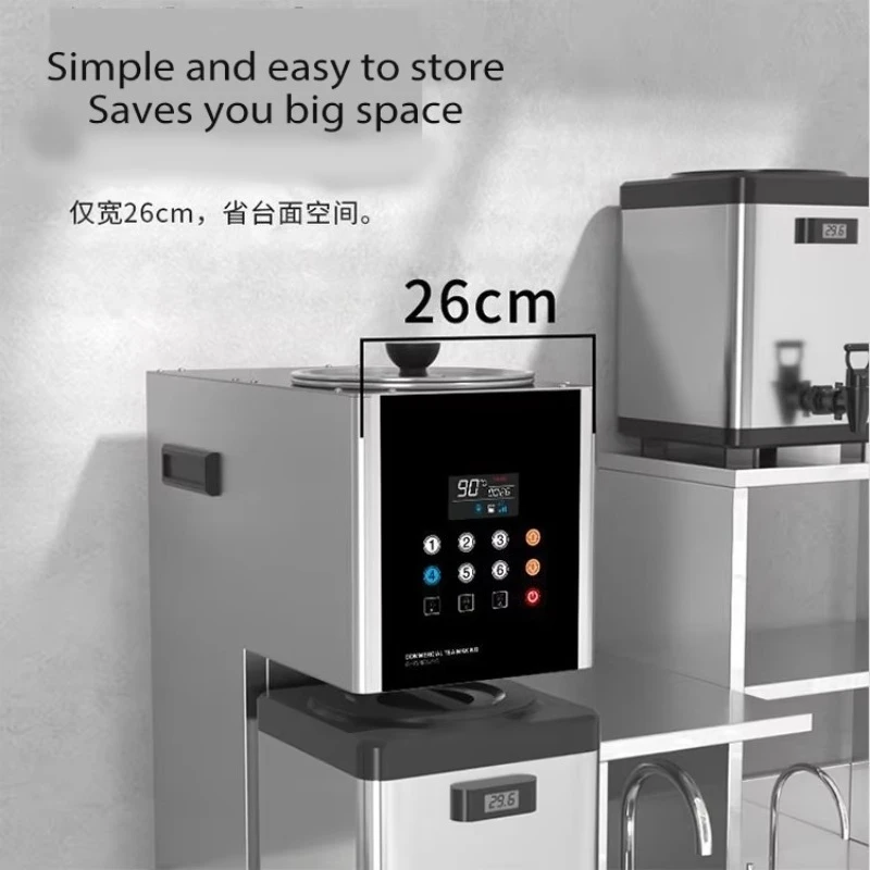 QDMECH China Supplier Convenient Bubble Tea Extraction Machine Intelligence Low PriceFully Automatic Tea Brewing Machine