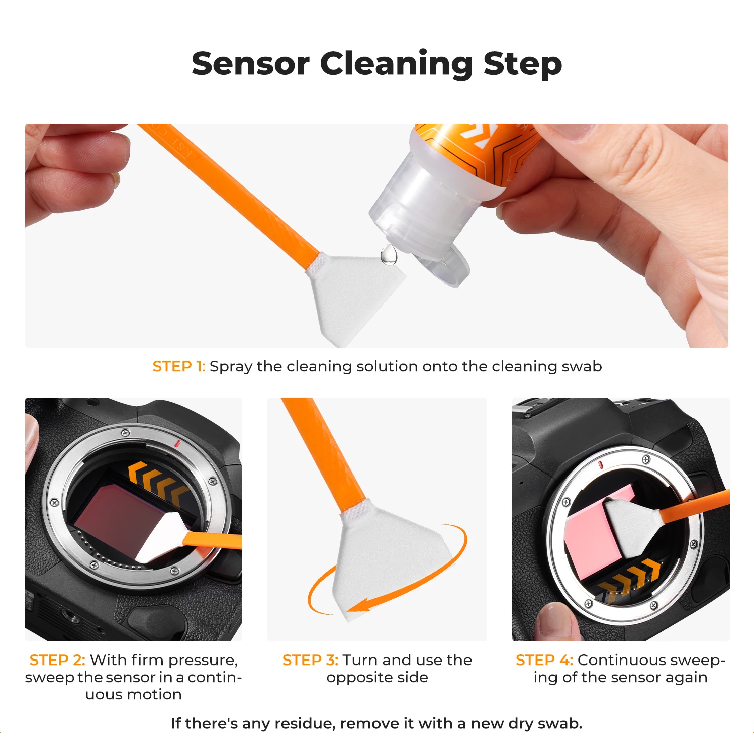 K&F Concept 25 في 1 طقم تنظيف الكاميرا مع منفاخ الكاميرا مناديل القماش مسحات نظافة قلم التنظيف السائل للهاتف عدسة الكاميرا