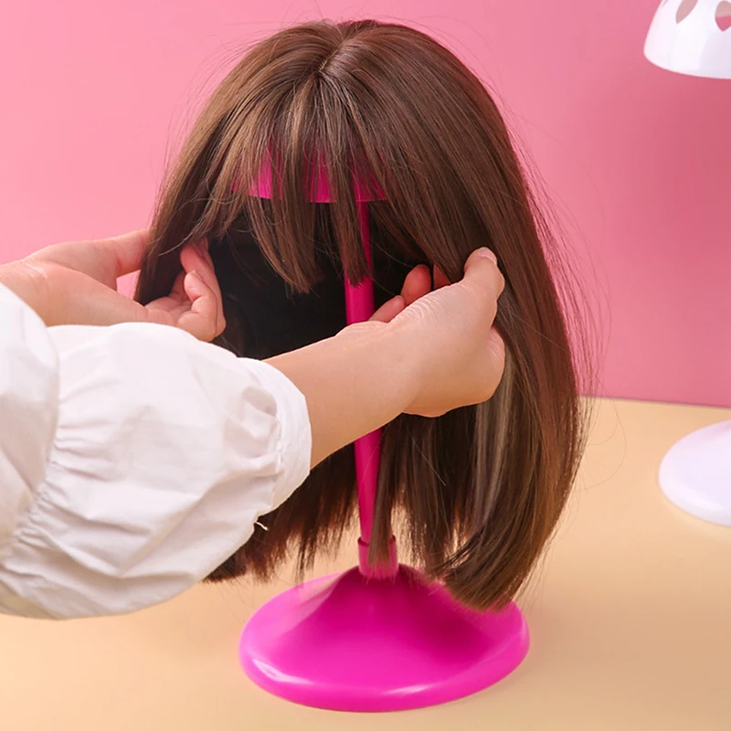 New Portable Cap Mannequin Head Wig Stand Stable Dummy Practical Storage Hair Holder Hair Accessories Barber Supplies