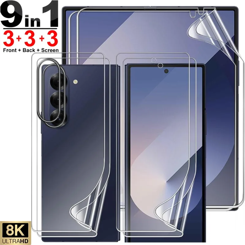 

Hydrogel Film for Samsung Galaxy Z Fold 6 5 4 Screen Protector Soft Front Back Inner Protective Film For Galaxy Z Fold5 Fold6