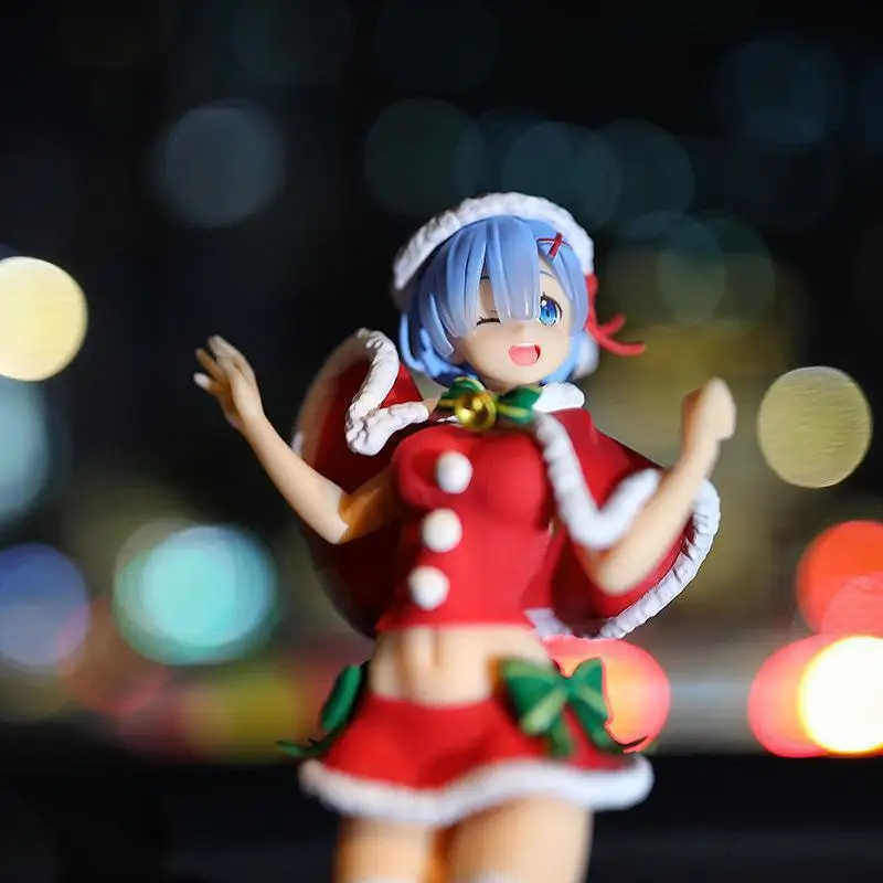 Re:Life in A Different World From Zero Rem Christmas Exquisite Craftsmanship Toys Action Figure Anime Figure Model Holiday Gift