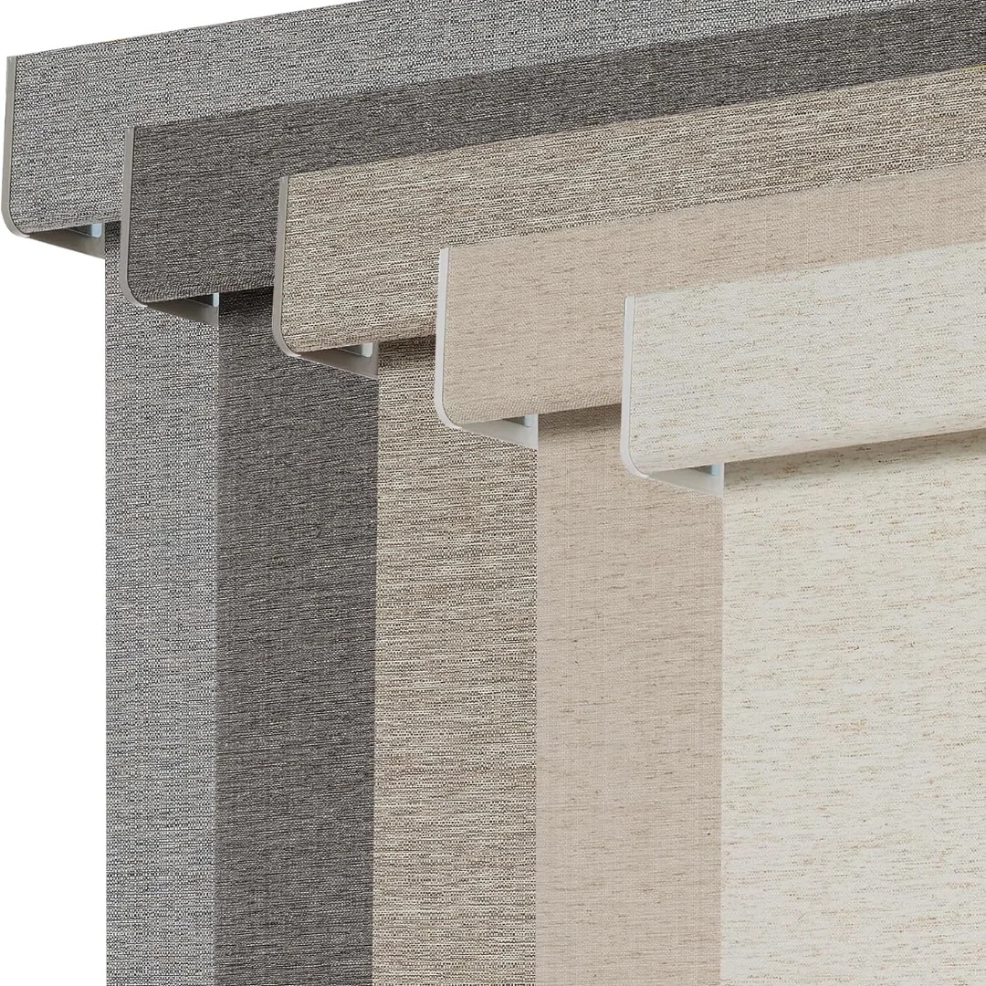 Popular Customized Premium Texture Full Blackout / Light Filtering New Linen Fabric More Skin-Friendly Roller Blinds for WIindow