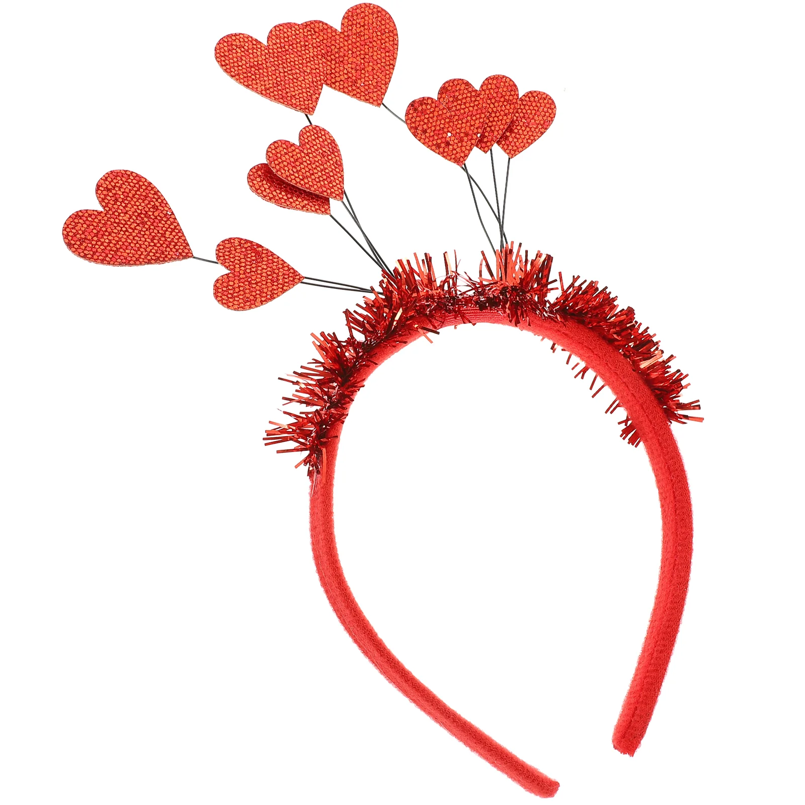 

Heart Costume Valentine's Day Headband Hair Clips for Girls Modeling Toddler Hairbands