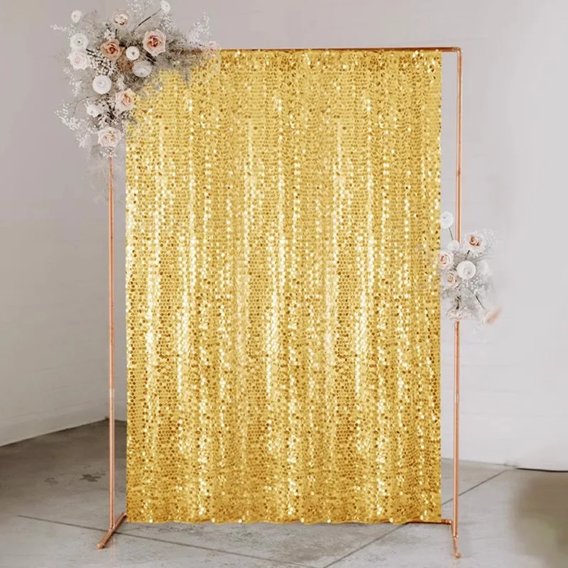 Large Sequin Background Wallpaper for Weddings European Wedding Beads Hanging Curtains Stage Background Decoration