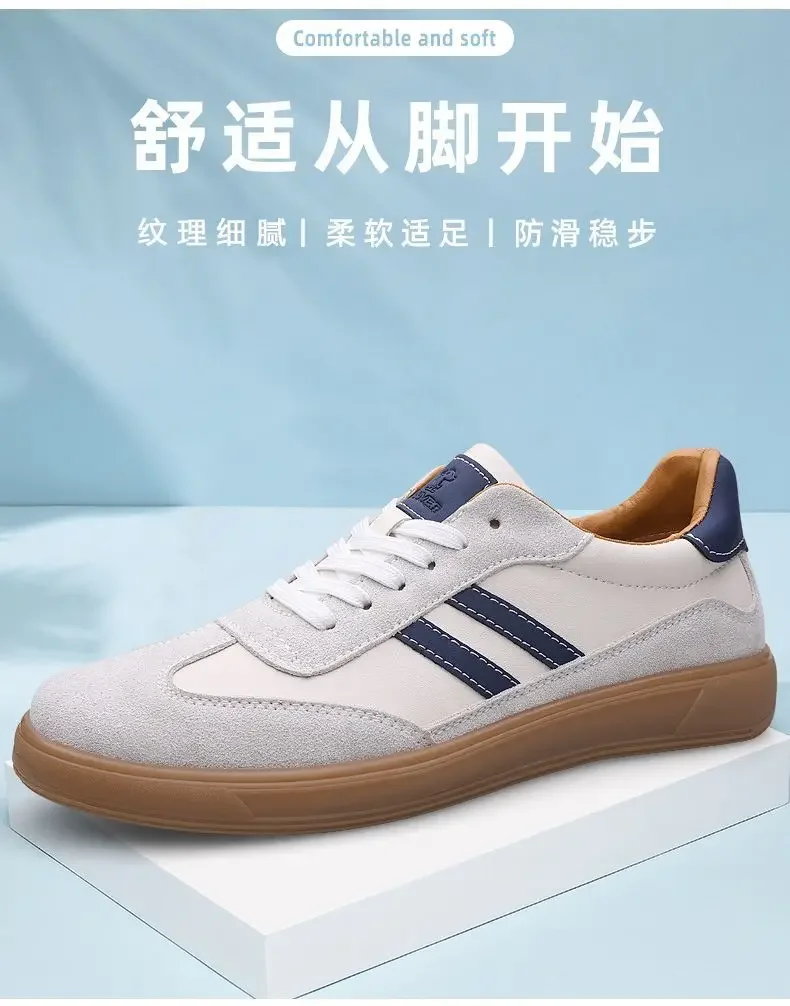 Klassische Designer-Schuhe für Herren, flache Turnschuhe, hochwertige Freizeit-Sportschuhe, Herren-Trainer, rutschfeste Herren-Skateboard-Schuhe für den Außenbereich – Detail 4