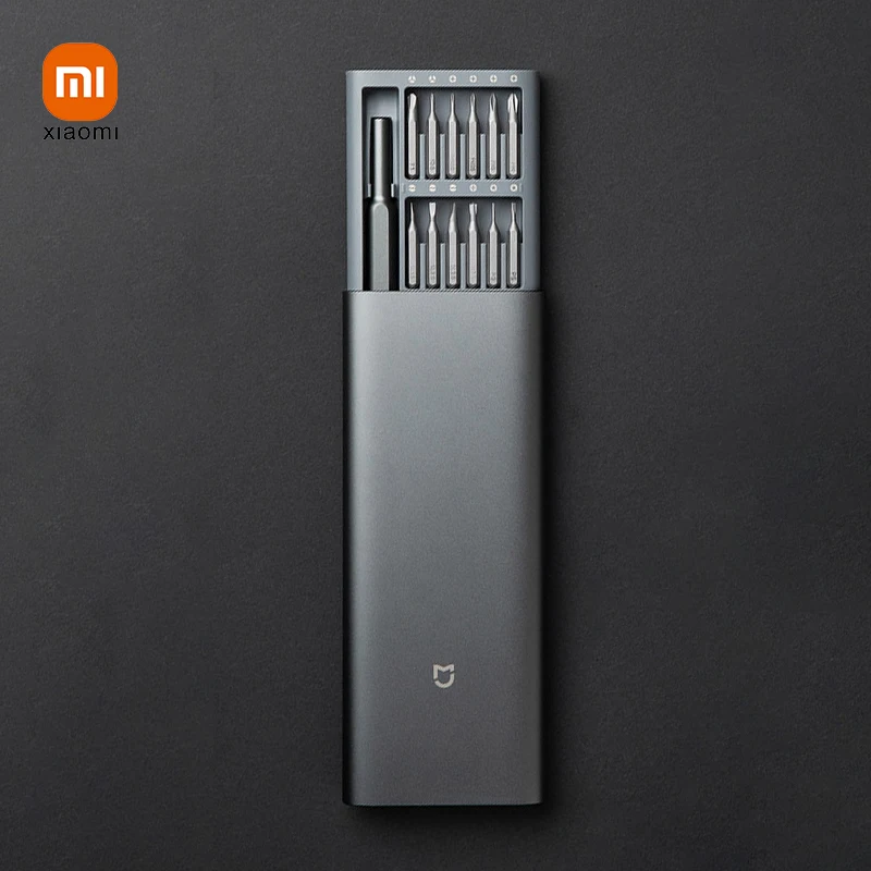 XIAOMI Mijia Kit obeng presisi, alat perbaikan Manual magnetik portabel 24in1 Driver Bit Torx multifungsi