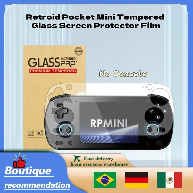 Retroid Pocket Mini Tempered Glass Screen Protector Film Portable RPMINI Tempered Glass Films Retro Console Game Accessories