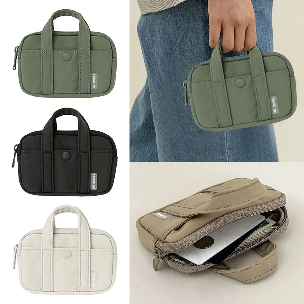 

Portable Zipper Coin Purse Multifunction Waterproof Small Wallet Earphone Bag