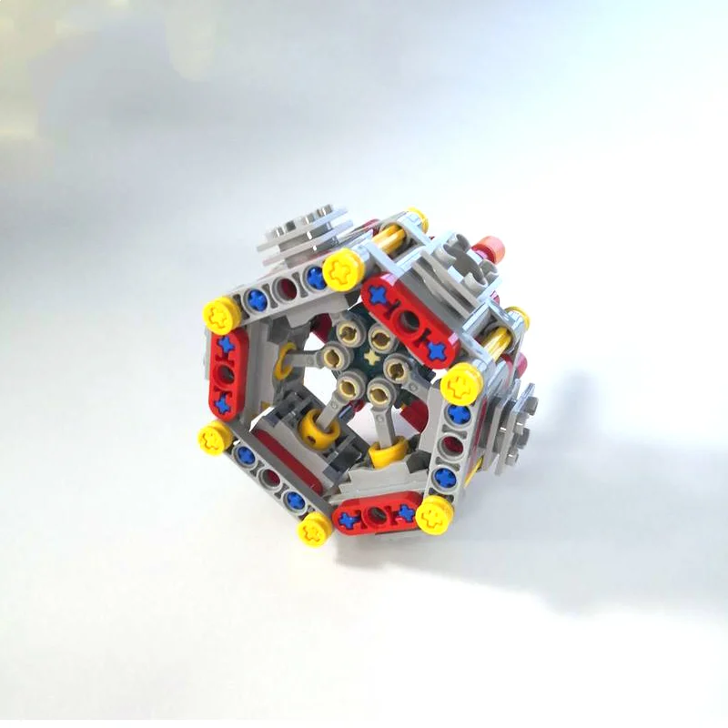 Moteur Radial Technique à 6 Intervalles, décennie s de Construction Créatifs MOC, Modèle de Briques de Module Haut, Bricolage, Jouets Éducatifs pour Enfants, Cadeaux