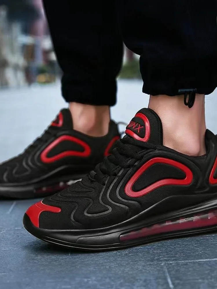 

Men's Spring New Fashion Sports Shoes Heightening Casual Lightweight Running Shoes Comfortable Breathable PU EVA Outsole