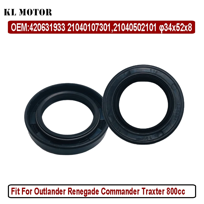 

2 шт., задняя Шестерня чехол Oil Seal Outlander Renegade Commander Traxter 420631933 φ 34x52x8