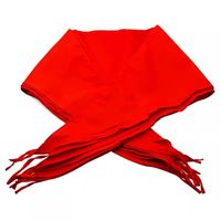 Triangle Towel Scarf Classic 120cm Triangle Towel Scarf China Style Gifts Red Scarf Cotton Red Tie Choker School Supplies