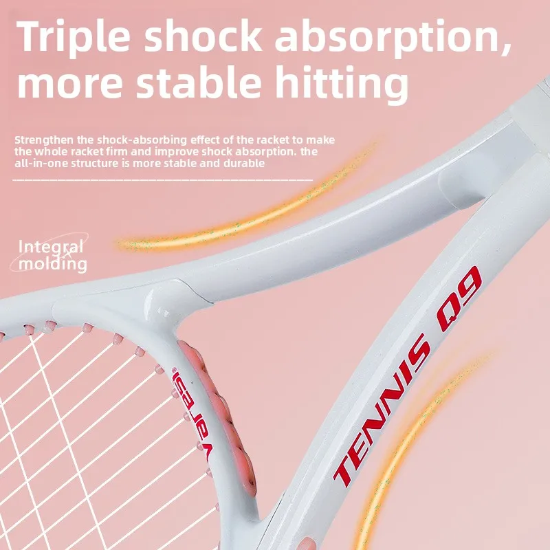 مضرب تنس كربون للمبتدئين من الرجال والنساء لطلاب الجامعات ومدرب تنس من الدرجة الأولى ومضرب تنس ذو ضرب واحد