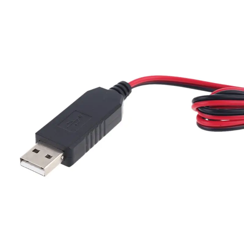 18650 Penghilang Baterai USB ke Kabel Adaptor Catu Daya Magnetik 4.2V